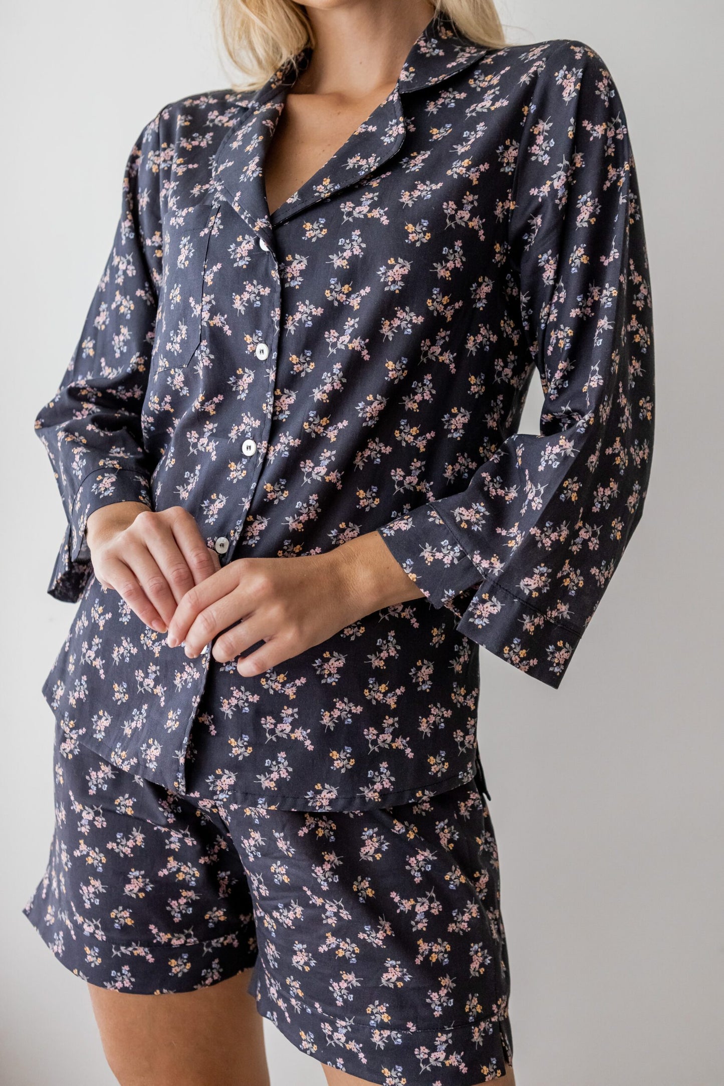 Pijama Sophie Fleur Noir